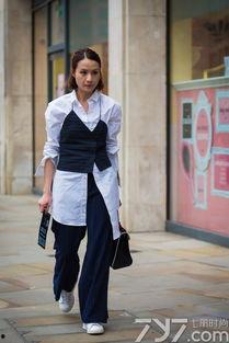 长款衬衫怎么搭配图片,打造优雅职场形象